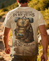 BlueJose I've Got Hikings In My Veins Jesus In My Heart Personalized Hiking 3D Shirt