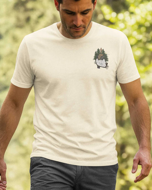 BlueJose I'm Not Lost In Nature Personalized Hiking 3D Shirt - Sand