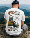 BlueJose My Soul Meets God Personalized Hiking Shirt - White