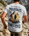 BlueJose I Lift Up My Eyes To The Mountains My Help Comes From The Lord Personalized Hiking 3D Shirt