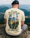 BlueJose On Every Mountain Path Personalized Hiking 3D Shirt - Beige