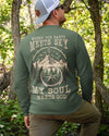 BlueJose My Soul Meets God Personalized Hiking Shirt - Green