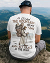 BlueJose He Climbed The Mountain Personalized Hiking 3D Shirt