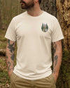 BlueJose The Woods Calm My Mind Personalized Hiking 3D Shirt - Beige
