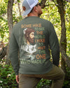BlueJose Some Hike To See The World Personalized Hiking Shirt - Green