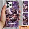 BlueJose Deer Wilderness Cabin Lake Camouflage Style Multicolor Options Personalized Name 3D Phonecase (4 Colors)