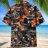 Bluejose Vintage Hot Rod Art Hawaiian Shirt