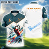 BlueJose Classic Golf Polo Shirt, Custom Name & Team Name 3D Shirts
