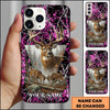 BlueJose Deer Hunting Forest Buck Rustic Camo Art Multicolor Options Personalized Name 3D Phone case (6 colors)
