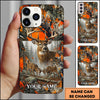 BlueJose Deer Hunting Forest Buck Rustic Camo Art Multicolor Options Personalized Name 3D Phone case (6 colors)