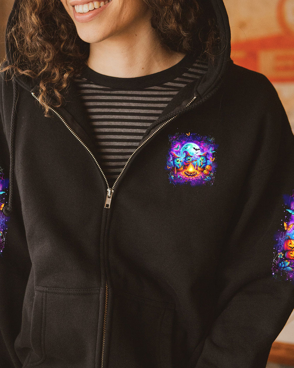 MY BROOM BROKE SO NOW HALLOWEEN CAMPING ALL OVER PRINT - YHLT0708241