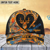 BlueJose Country Girl Deer Heart Hunting Multicolor Pattern Personalized Cap