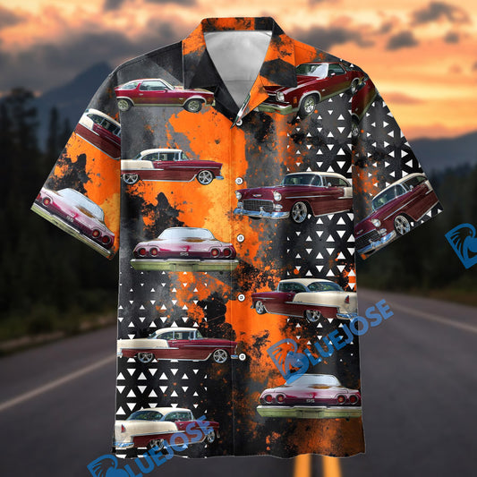 Bluejose Personalized Car Keep It Classic Keep It Loud Vintage Muscle Car Hawaiian Shirt