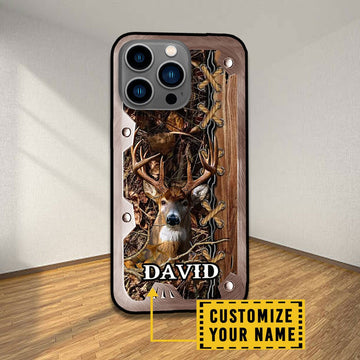 BlueJose Deer Hunting Lover Personalized Name Phone Case