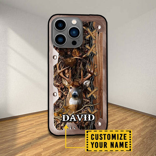 BlueJose Deer Hunting Lover Personalized Name Phone Case