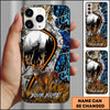 BlueJose Hunting Whitetail Buck Camo Personalized 3D Phone Case (8 colors)