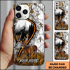 BlueJose Hunting Whitetail Buck Camo Personalized 3D Phone Case (8 colors)