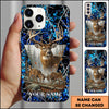 BlueJose Deer Hunting Forest Buck Rustic Camo Art Multicolor Options Personalized Name 3D Phone case (6 colors)
