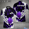 BlueJose Personalized Name Thunders Bowling And Pins Multicolor 3D Shirt