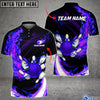 BlueJoses Fire Bowling And Pins Multicolor Option Customized Name 3D Shirt