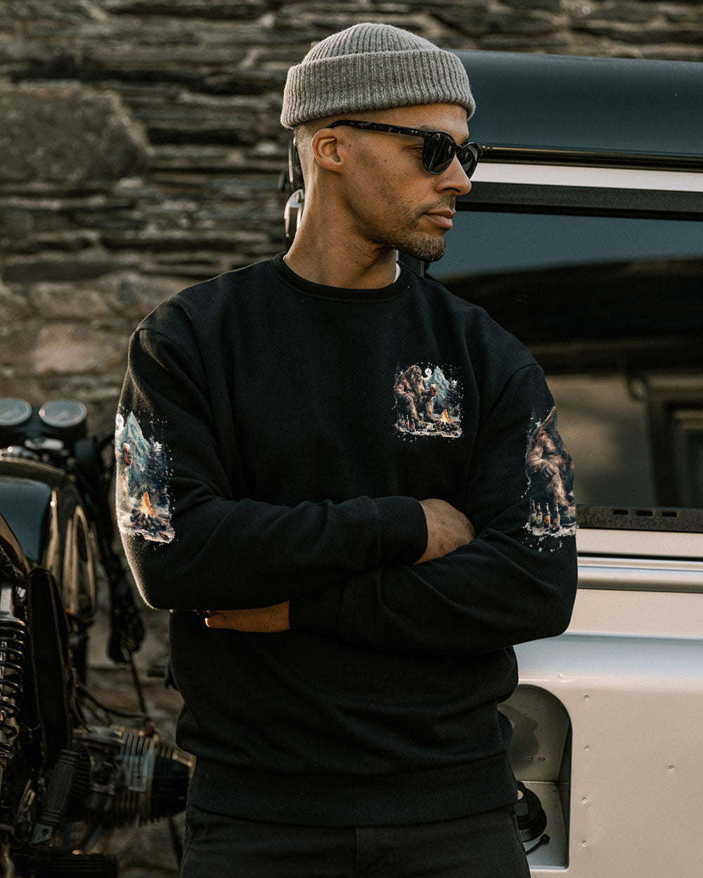 THE CLOSER I GET TO NATURE BIGFOOT ALL OVER PRINT - TLNZ0308241