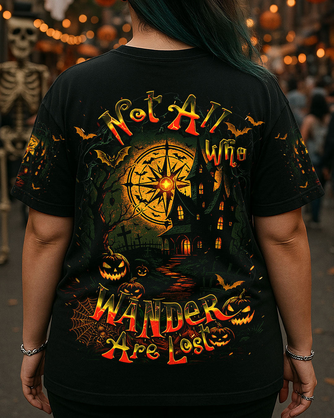 NOT ALL WHO WANDER ARE LOST HALLOWEEN ALL OVER PRINT - YHDU2107251