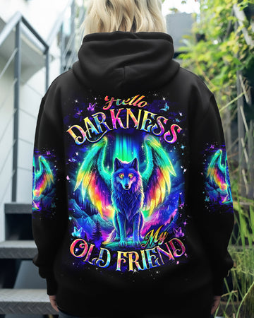 HELLO DARKNESS MY OLD FRIEND WOLF ALL OVER PRINT - YHHG2411252
