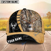 BlueJose Deer Hunting Black & Yellow Personalized Name Cap