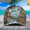 BlueJose Custom Name Wahoo Fishing Rod Cap