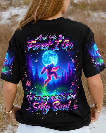 AND INTO THE FOREST I GO BIGFOOT ALL OVER PRINT - YHHG2611252