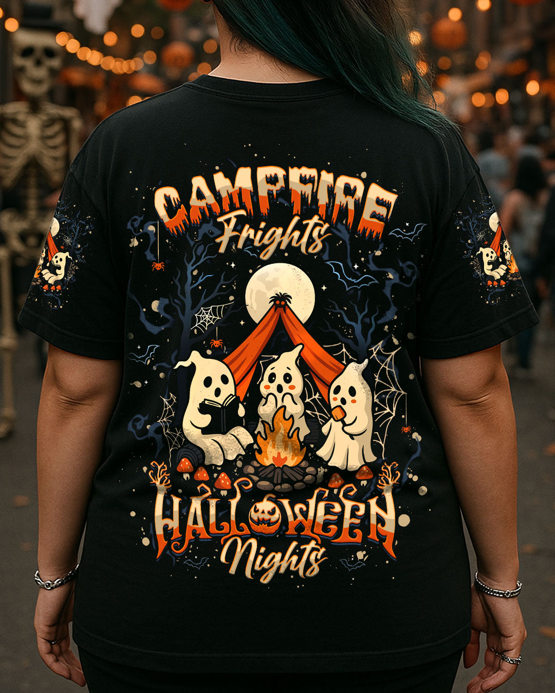 CAMPFIRE FRIGHTS HALLOWEEN NIGHTS HALLOWEEN ALL OVER PRINT - YHHG0608251