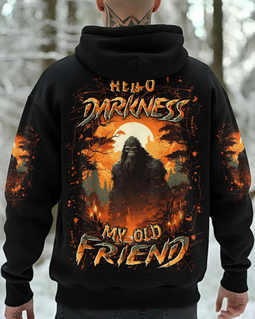 HELLO DARKNESS MY OLD FRIEND BIGFOOT ALL OVER PRINT - YHLN2210253