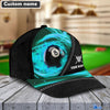 BlueJose Personalized Ball 8 Ball 9 Black Cap