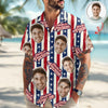 BlueJose Custom Photo Made In America Hawaii Shirt