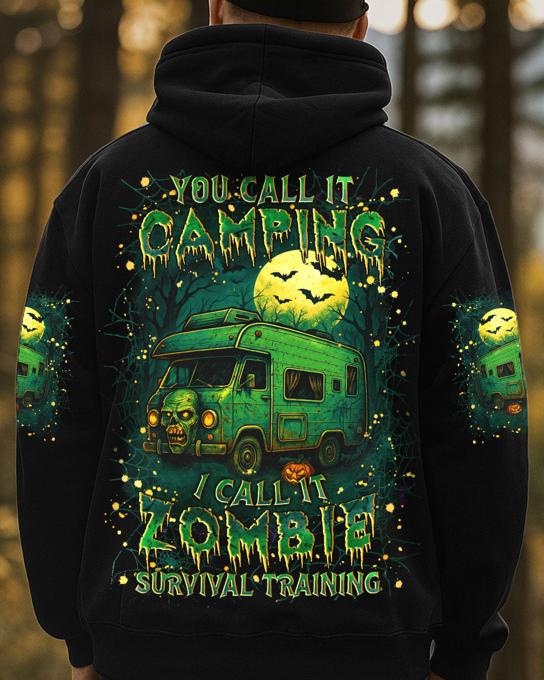 ZOMBIE SURVIVAL TRAINING HALLOWEEN ALL OVER PRINT - YHLN2208253