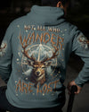 NOT ALL WHO WANDER ARE LOST DEER COMPASS ALL OVER PRINT - YHLN2611253