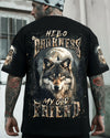 HELLO DARKNESS MY OLD FRIEND WOLF ALL OVER PRINT - YHLN1615252