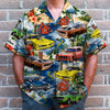Custom Drag Racing Car Photo Hawaiian Shirt, Beach Pattern, Gift For Summer