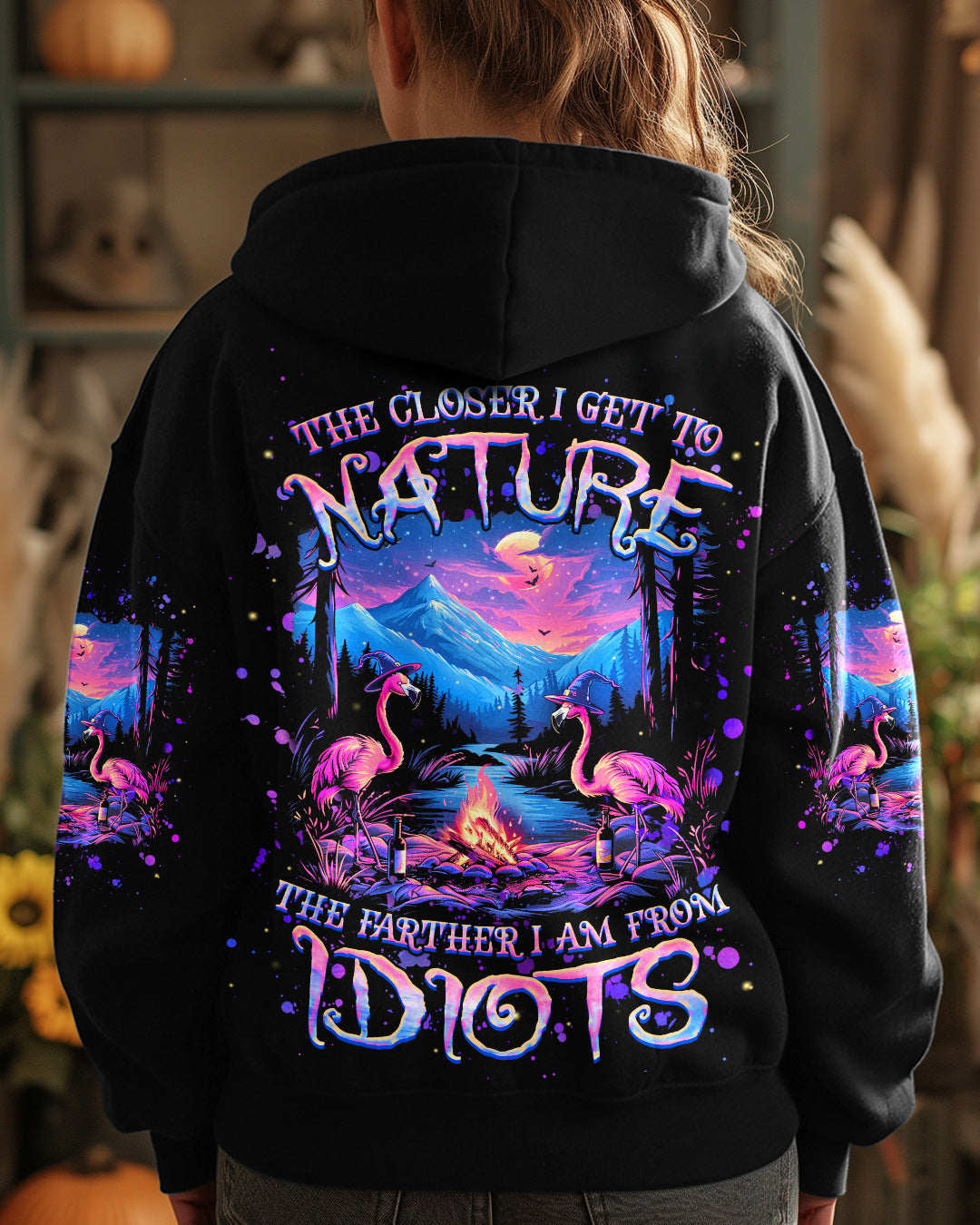 THE CLOSER I GET TO NATURE HALLOWEEN ALL OVER PRINT - YHHG0508244