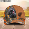 BlueJose Orange Hunting Season Pattern Personalized Name Cap