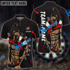 BlueJose Darts Spartan Personalized Name, Team Name Shirt (4 Colors)