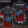BlueJose Darts Board Lightning Graffiti Personalized Name, Team Name Shirt (6 Colors)