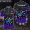 BlueJose Darts Board Lightning Graffiti Personalized Name, Team Name Shirt (6 Colors)