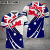 BlueJose Personalized Name, Personalized Team UK Flag And Novuss Disk Shirt