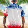 BlueJose Personalized American Dog Dad Hawaii Shirt