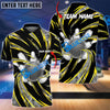 BlueJose Bowling And Pins Super Anemo Aura Customized Name 3D Shirt ( 6 Colors)