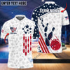 BlueJose Bowling And Pins Way Of America Customized Name, Team Name 3D Shirt