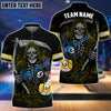 BlueJose Billiards Death Bringer Reaper Personalized Name, Team Name Unisex Shirt (4 Colors)