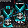 BlueJose Darts Rebirth Flame Phoenix Personalized Name, Team Name 3D Shirt (4 Colors)