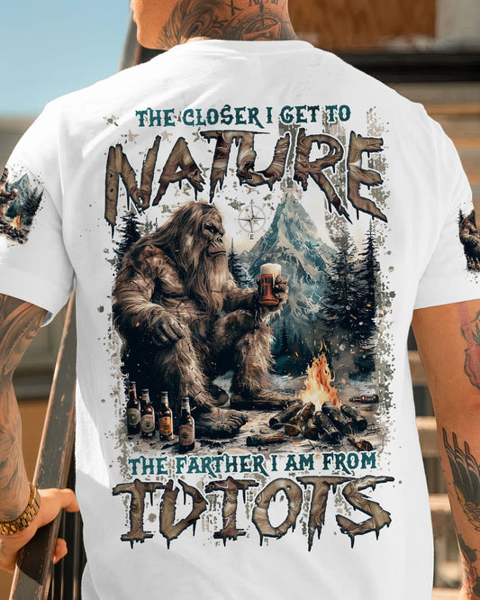 THE CLOSER I GET TO NATURE BIGFOOT ALL OVER PRINT - TLNZ2207243